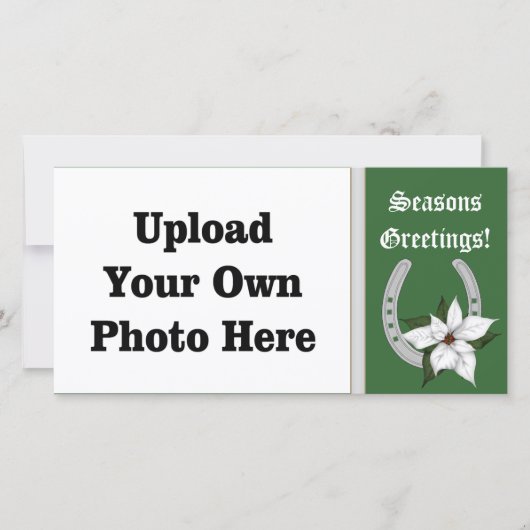 ウェスタンホースシューホリデーフォトカード シーズンカード (正面)