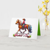 ウェスタンホースハッピーマザーズデイ5 カスタム カード (黄色い花)
