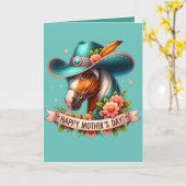 ウェスタンホースマザーズデイ1カスタム カード (黄色い花)