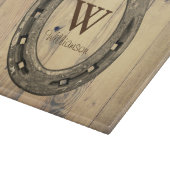 ウェスタンホースランチホースシュー&バーンウッドプランクス カッティングボード (角)