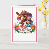 ウェスタンホース ハッピー マザーズデー3 カスタム カード (黄色い花)