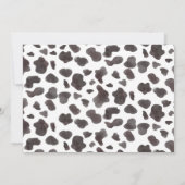 ウェスタンボウズピンク女性のカーボーイ誕生日写真 サンキューカード (裏面)