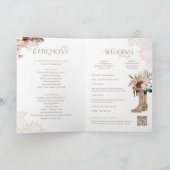 ウェスタンボホウォーター色フローラカウボーイブ結婚ーツ プログラム (内部)