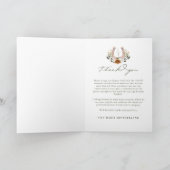 ウェスタンボホカントリーレース写真卒業 サンキューカード (内部)