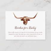 ウェスタンボーイ赤ちゃんシャワーベビー エンクロージャーカード (正面)