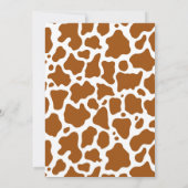 ウェスタンマイファーストロデオ誕生日 招待状 (裏面)