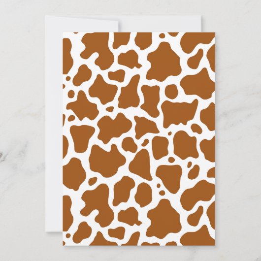 ウェスタンマイファーストロデオ誕生日 招待状 (裏面)