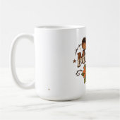 ウェスタンママひまわりカウガールデザイン コーヒーマグカップ (左)