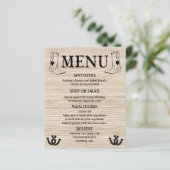 ウェスタンメニューカントリーウェディングカウボーイブーツウッド (スタンド正面)