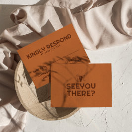 ウェスタンモダンカウーはっきりしたスカルボホユニークズ 出欠カード