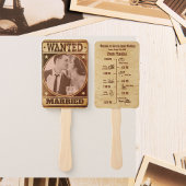 ウェスタンユニークスタイルウェディングプログラムハンドファン ハンドファン