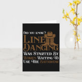 ウェスタンラインダンス5678おもしろいライン踊り カード (黄色い花)