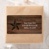 ウェスタンラスティススターオンウッドカントリー素朴パーティー ラベル (インサイチュ)