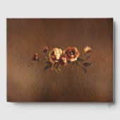 ウェスタンラスティック フラワーパーソナライズ  ゲストブック (裏面)