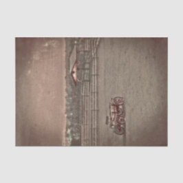 ウェスタンランチヴィンテージカントリーファ素朴ームワゴン 薄葉紙