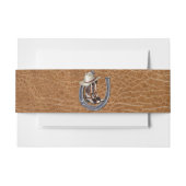 ウェスタンランチ招待状ベルトバンド 招待状ベリーバンド (正面例)