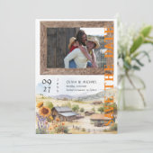 ウェスタンランチ結婚式の日付を保存 (スタンド正面)