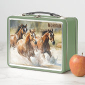 ウェスタンランニングズウマカスタムズスクール メタルランチボックス (インサイチュ)