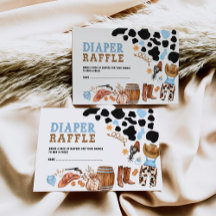 ウェスタンリトルカウボーイロデオパーティーおむつラッフル