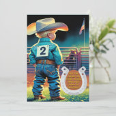 ウェスタンリトルカウボーイ2ndバースデーロデオカスタム 招待状 (スタンド正面)