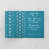 ウェスタンリトル女性のカーボーイ3rdバースデーロデオカスタム カード (内部)