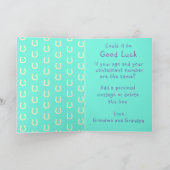 ウェスタンリトル女性のカーボーイ4thバースデーロデオカスタム カード (内部)