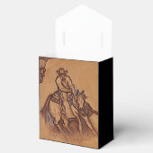 ウェスタンレザー乗馬ロデオカウボーイ フェイバーボックス (オープン)