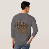 ウェスタンレッドインディアン戦闘機の勇気の統一 –  Tシャツ (裏面フル)