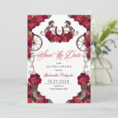 ウェスタンレッドローズチャロザデイトクインセアニラを保存 招待状 (スタンド正面)