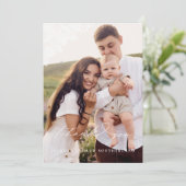 ウェスタンレースフローラ馬蹄形ベビー写真 サンキューカード (スタンド正面)