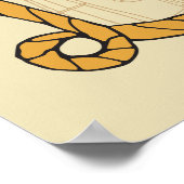 ウェスタンロデオをテーマにしたパーティー1stロデオ誕生日パーティー ポスター (角)