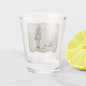 ウェスタンロデオカウボーイチームローピングベルトバックル ショットグラス (裏面)