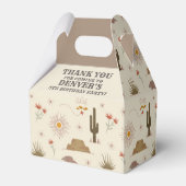 ウェスタンロデオカウボーイバースデーパーティー フェイバーボックス (裏面サイド)