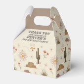 ウェスタンロデオカウボーイバースデーパーティー フェイバーボックス (正面サイド)