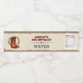 ウェスタンロデオカウボーイバースデーパーティー ペットボトルラベル (シングルラベル)