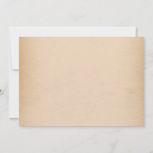 ウェスタンロデオカウボーイファーストロデオ誕生日写真 招待状 (裏面)