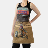 ウェスタンロデオカウボーイ女性のカーボーイバレルレース エプロン (インサイチュ)