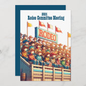 ウェスタンロデオカスタム 招待状 (正面/裏面)