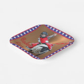 ウェスタンロデオスターマットンバスティングキッド ペーパープレート (傾斜あり)