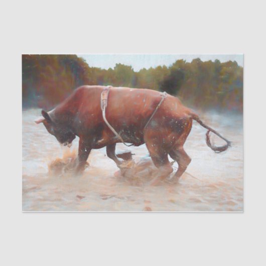 ウェスタンロデオブルカントリ素朴ー 薄葉紙 (正面)