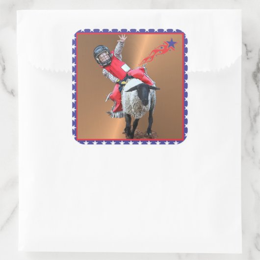 ウェスタンロデオマットンバストカウボーイキッド スクエアシール (バッグ)