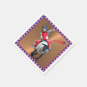 ウェスタンロデオマットンバストカウボーイキッド スタンダードカクテルナプキン (角)