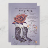 ウェスタンローズの招待状 招待状 (正面/裏面)