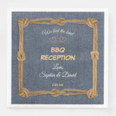 ウェスタンロープで結ばれたノット BBQ レセプション (正面)