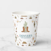 ウェスタンワイルドウエストカウボーイバースデーパーティー 紙コップ (裏面)