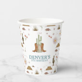 ウェスタンワイルドウエストカウボーイバースデーパーティー 紙コップ (正面)