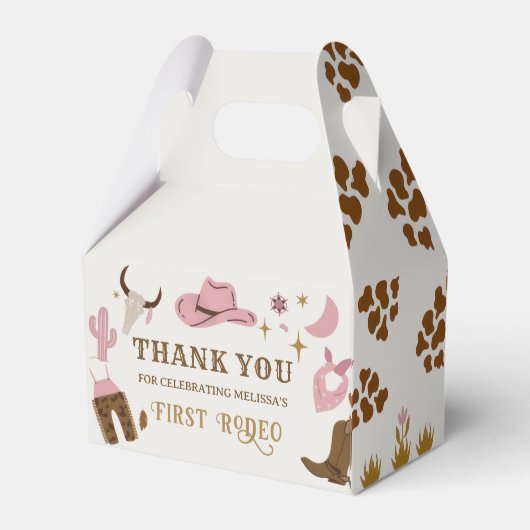 ウェスタンワイルドウエストカウボーロデオバースデーパーティー フェイバーボックス (裏面サイド)