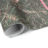 ウェスタンワゴンホイールレッドカントリーヴィンテージデコパージュ ラッピングペーパー (ロールコーナー)