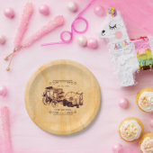 ウェスタンヴィンテージカントリーエレガントな結婚式 ペーパープレート (パーティー)