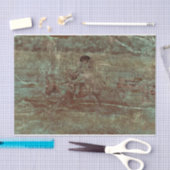 ウェスタンヴィンテージテクスチャロデオカントリーホースライディング 薄葉紙 (クラフト)